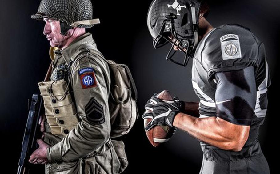 West Point's ArmyNavy game uniforms to honor 82nd Airborne Stars and